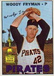 1967 Topps Baseball Cards      221     Woody Fryman